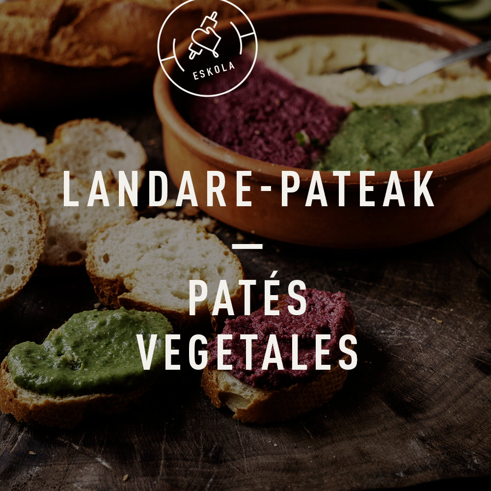 PATÉS VEGETALES. Viernes 01/12. 18.00 – 20:00.