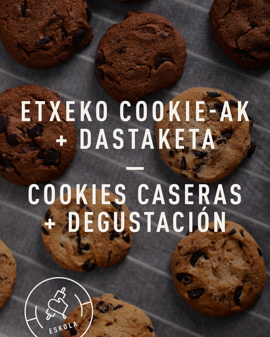 COOKIES CASERAS + DEGUSTACIÓN. Sabado 14/03. De 11:00 a 12:30.