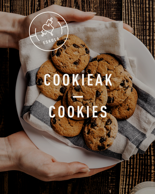 COOKIES – 3 ESTILOS, 1 TÉCNICA BASE. Jueves 23/05. De 11.00 a 12.30h.