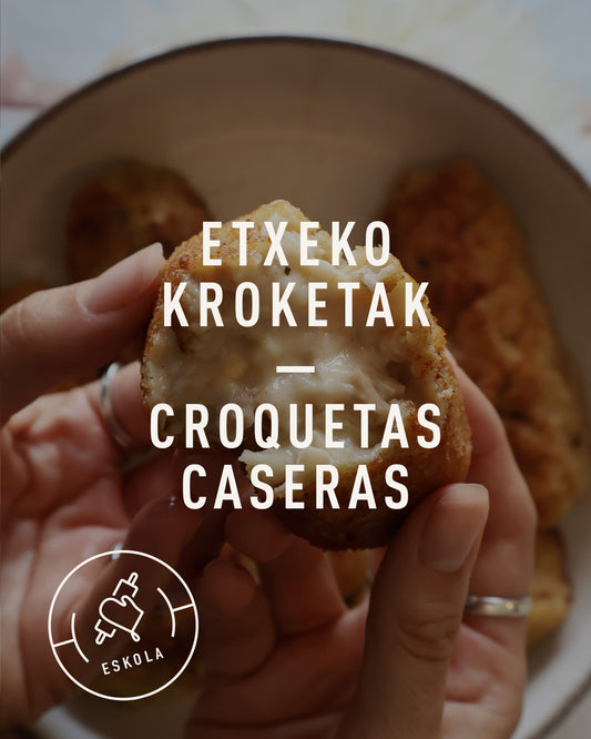 CROQUETAS CASERAS. Martes 16/12. De 17:30 a 19:00.