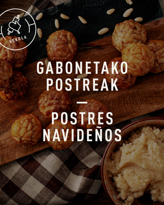 GABONETAKO POSTREAK. Osteguna 12/18. 18:00 a 20:00.