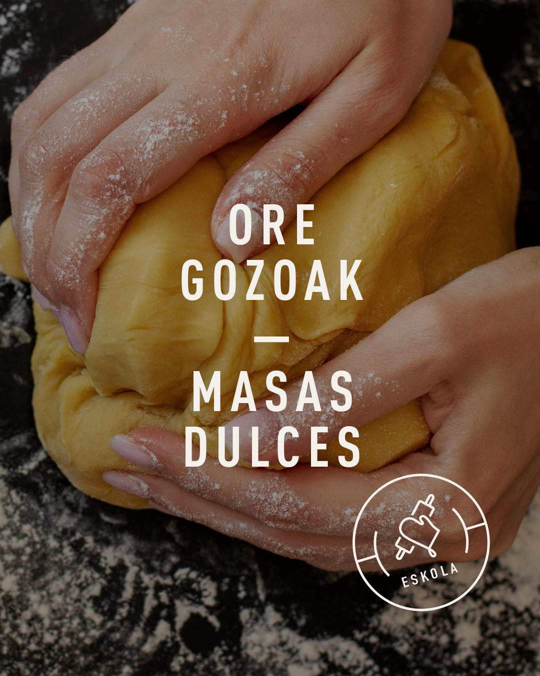 MASAS DULCES. Sábado 14/11. De 10:30 a 13:30.