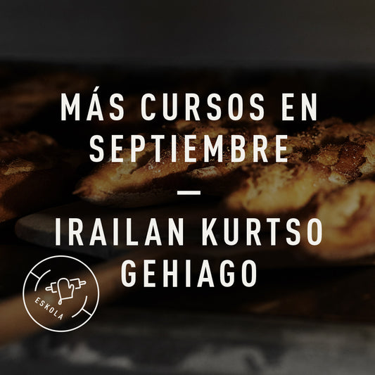 MÁS CURSOS EN SEPTIEMBRE